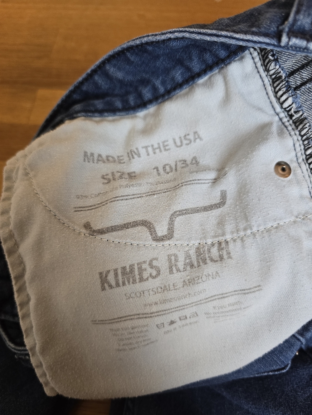 Kimes Ranch Lola Jeans Women's 10/34 Dark Wash Bootcut Flare Made in USA - Picture 5 of 12
